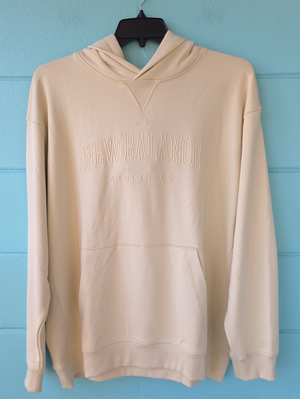 NWT " New Balance" Embossed Varsity Men's Hoodie Sizes X-Large or 2XL